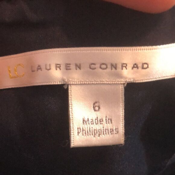 Lauren Conrad Spaghetti Strap Dress Ruffles at Hem - Picture 12 of 15